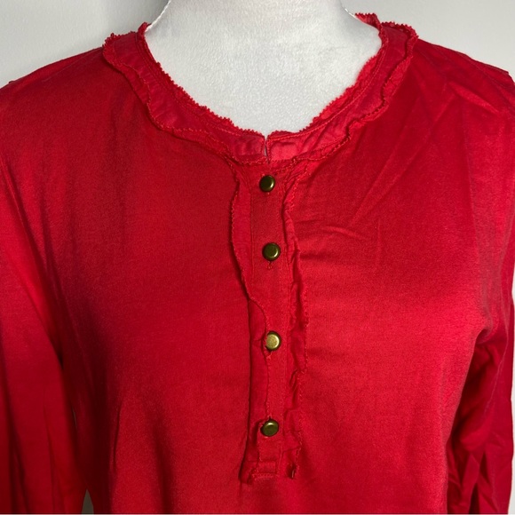 5/$25! Talbots red top size LP - Picture 2 of 6